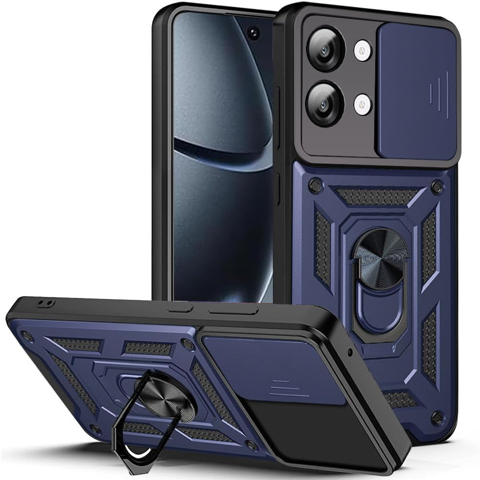 Schutzhülle Mit Schutzfunktion Für Xiaomi Poco X8 Pro Max, Camshield Slide, Blau