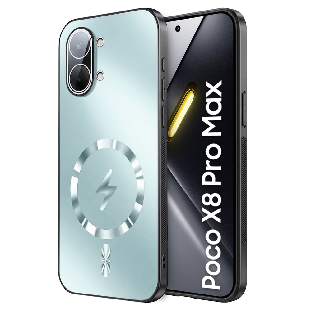 Schutzhülle Für Xiaomi Poco X8 Pro Max, Mit Magsafe-unterstützung, Blau