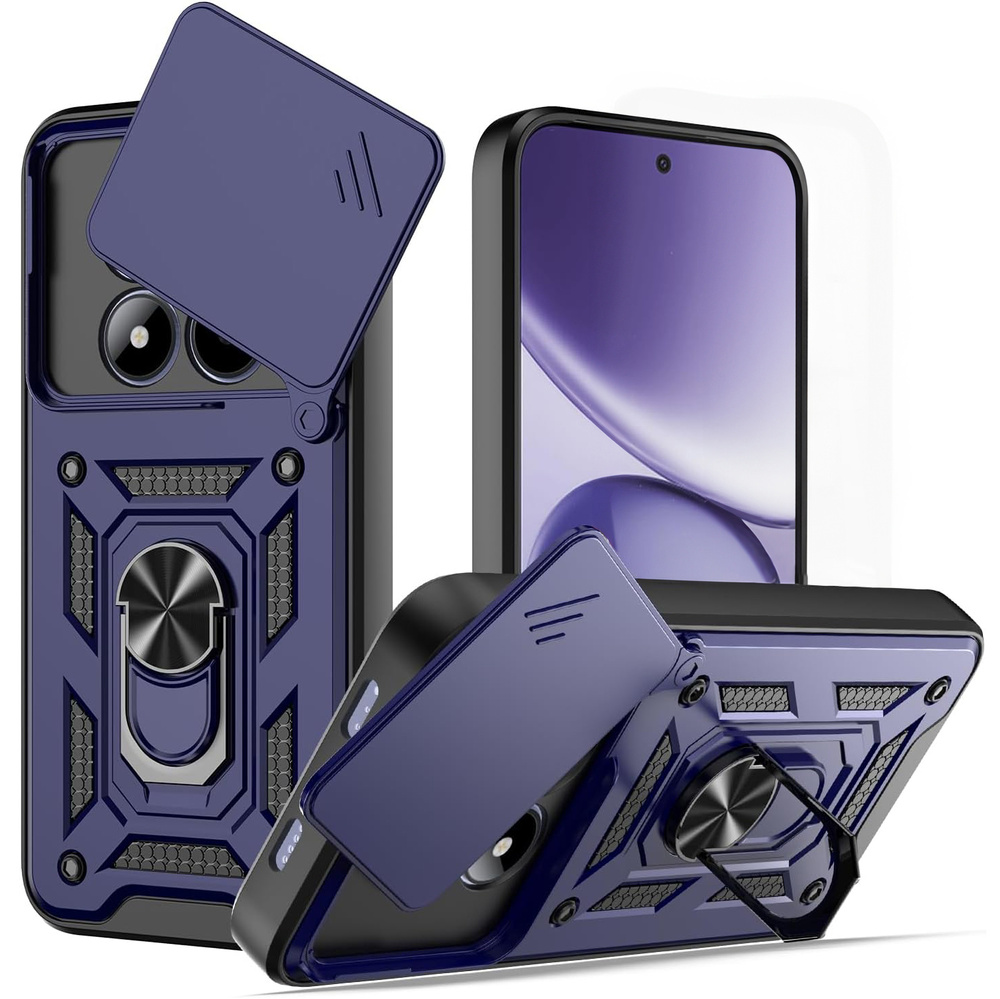 Schutzhülle Mit Schutzfunktion Für Xiaomi Redmi Note 15 Pro 4g, Camshield Slide, Blau