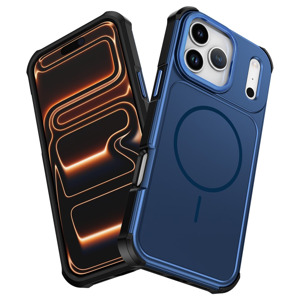 Stoßfeste Hülle Für Iphone 17 Pro Max Mit Magsafe-anschluss, Blau