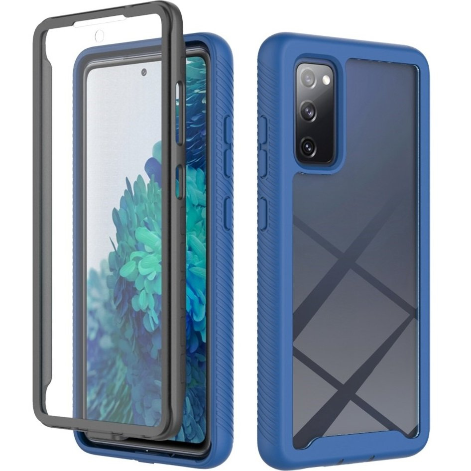 Schutzhülle Für Samsung Galaxy S20 Fe, Stoßfest, Mit Folie, Marineblau