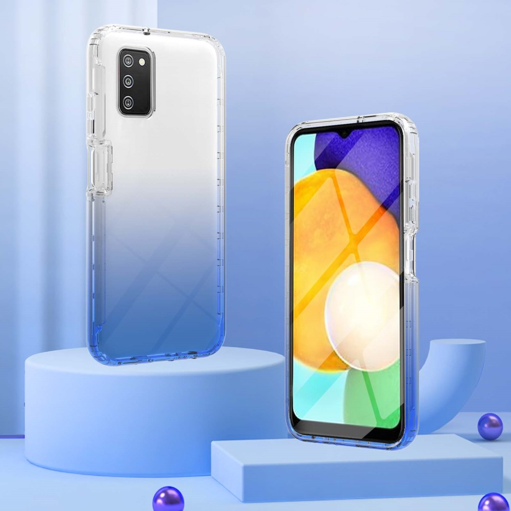 Stoßfeste Hülle Für Samsung Galaxy A03s, Farbverlauf Blau