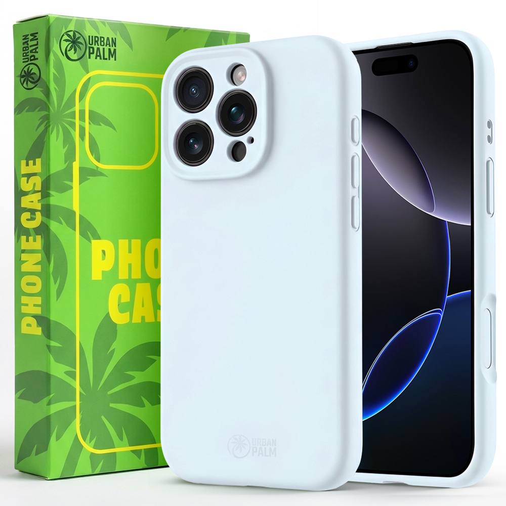 Urbanpalm Silikonhülle Für Iphone 16 Pro Max Mit Magsafe-kompatibilität, Taubenblau