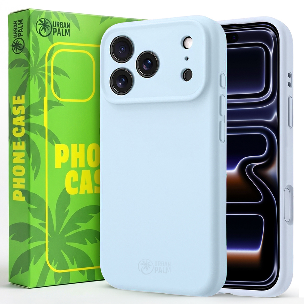 Urbanpalm Silikonhülle Für Iphone 17 Pro Max Mit Magsafe-kompatibilität, Taubenblau