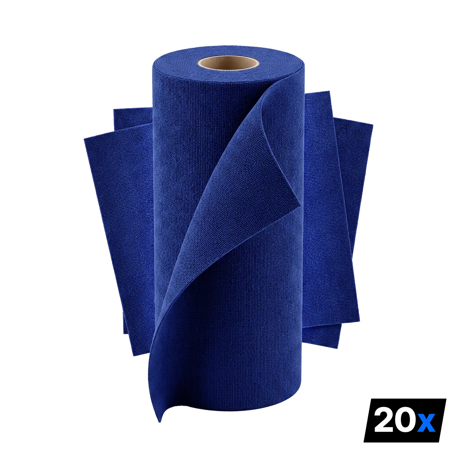 Mikrofasertücher Auf Der Rolle Xzone 20 Stück 30 X 30 Cm Nahtlos Staubfrei Für Die Autopflege