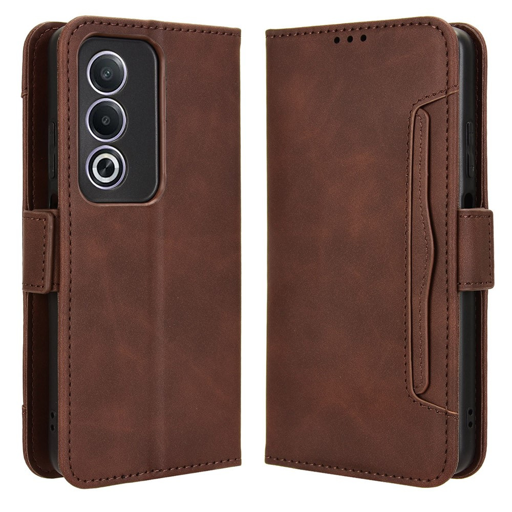 Klapphülle Für Oppo A80, Mit Kartenfach, Braun