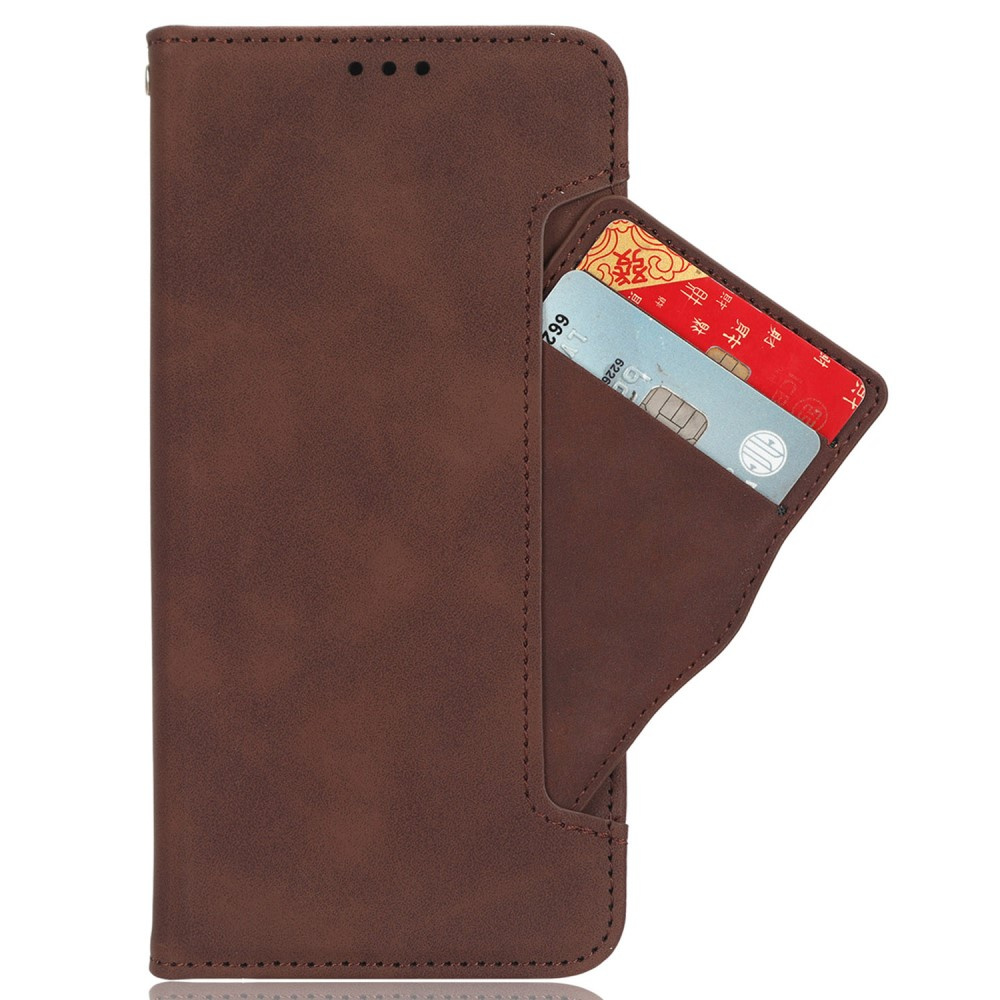 Realme 12 Flip Case, Kartenfach, Braun