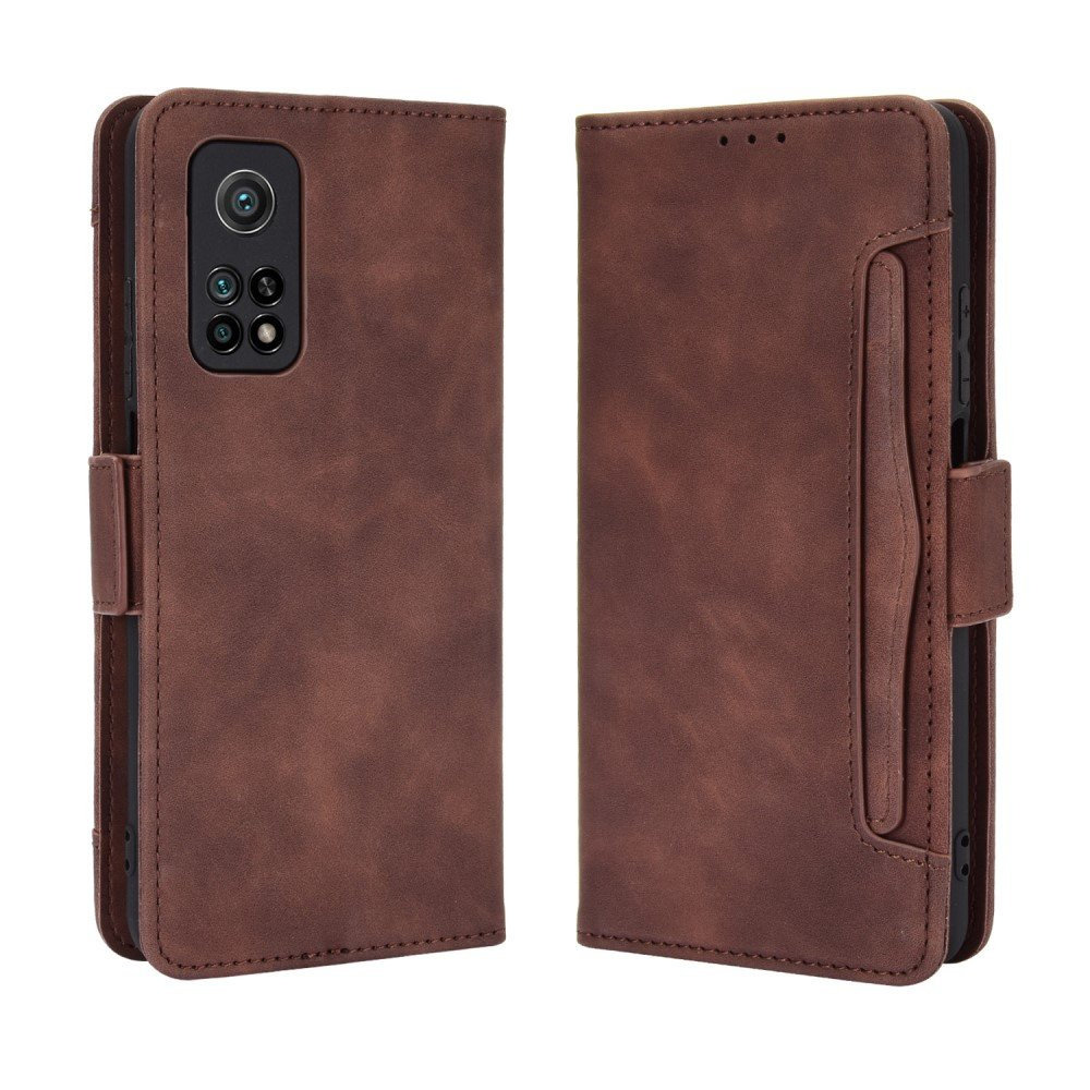 Klapphülle Für Xiaomi Mi 10t 5g/10t Pro 5g, Mit Kartenfach, Braun