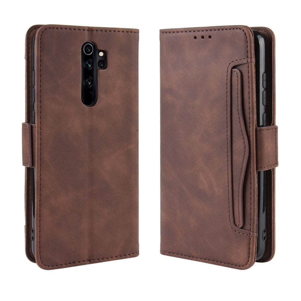 Klapphülle Für Xiaomi Redmi Note 8 Pro, Mit Kartenfach, Braun