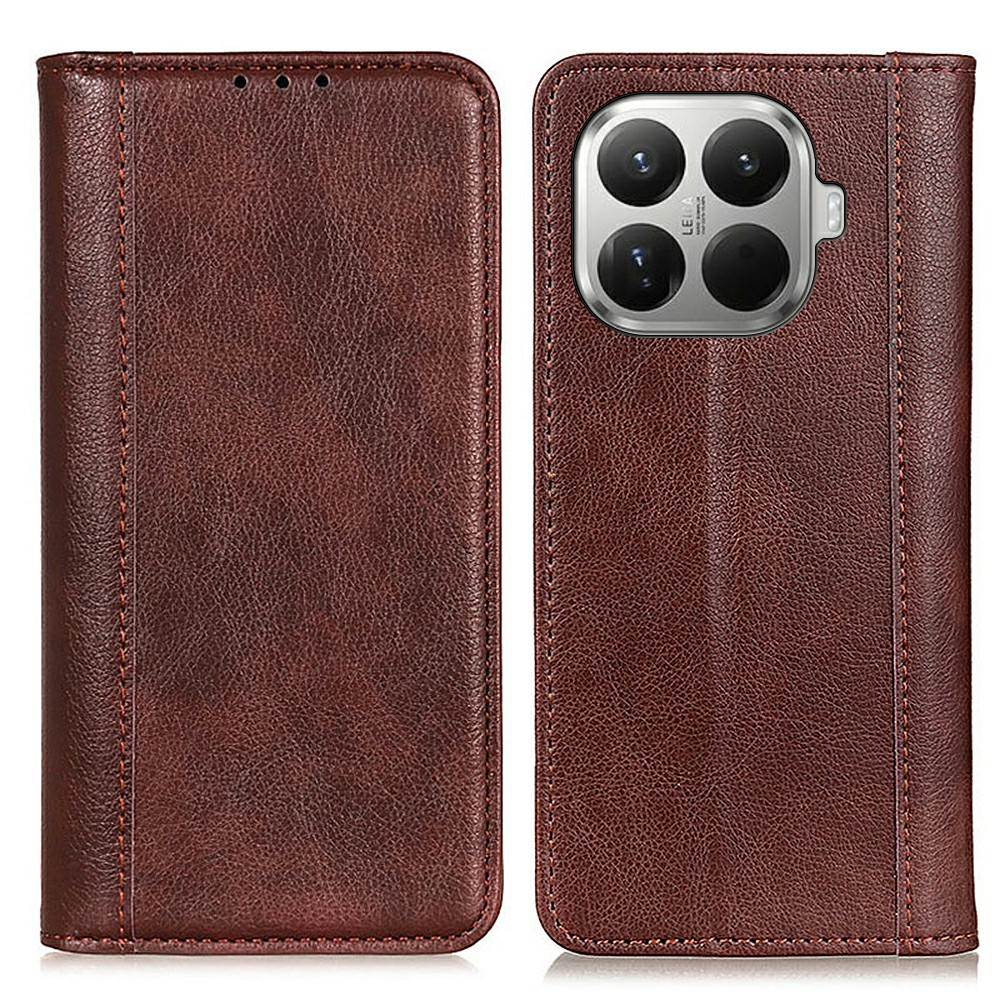 Flip-case Für Xiaomi 17t, Spaltleder, Braun