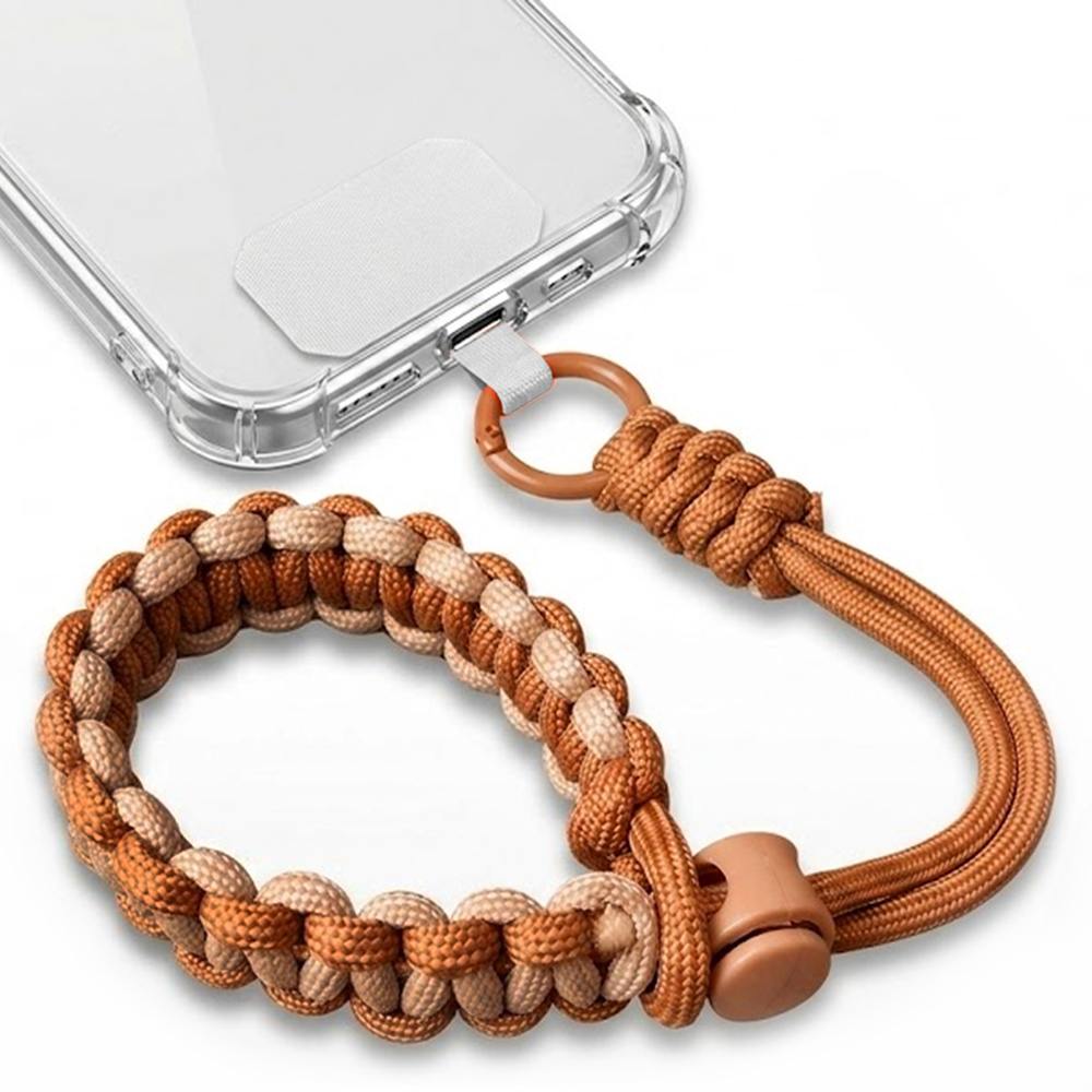 Nylon-handyband, 240 Mm, Braun/kaffeefarben