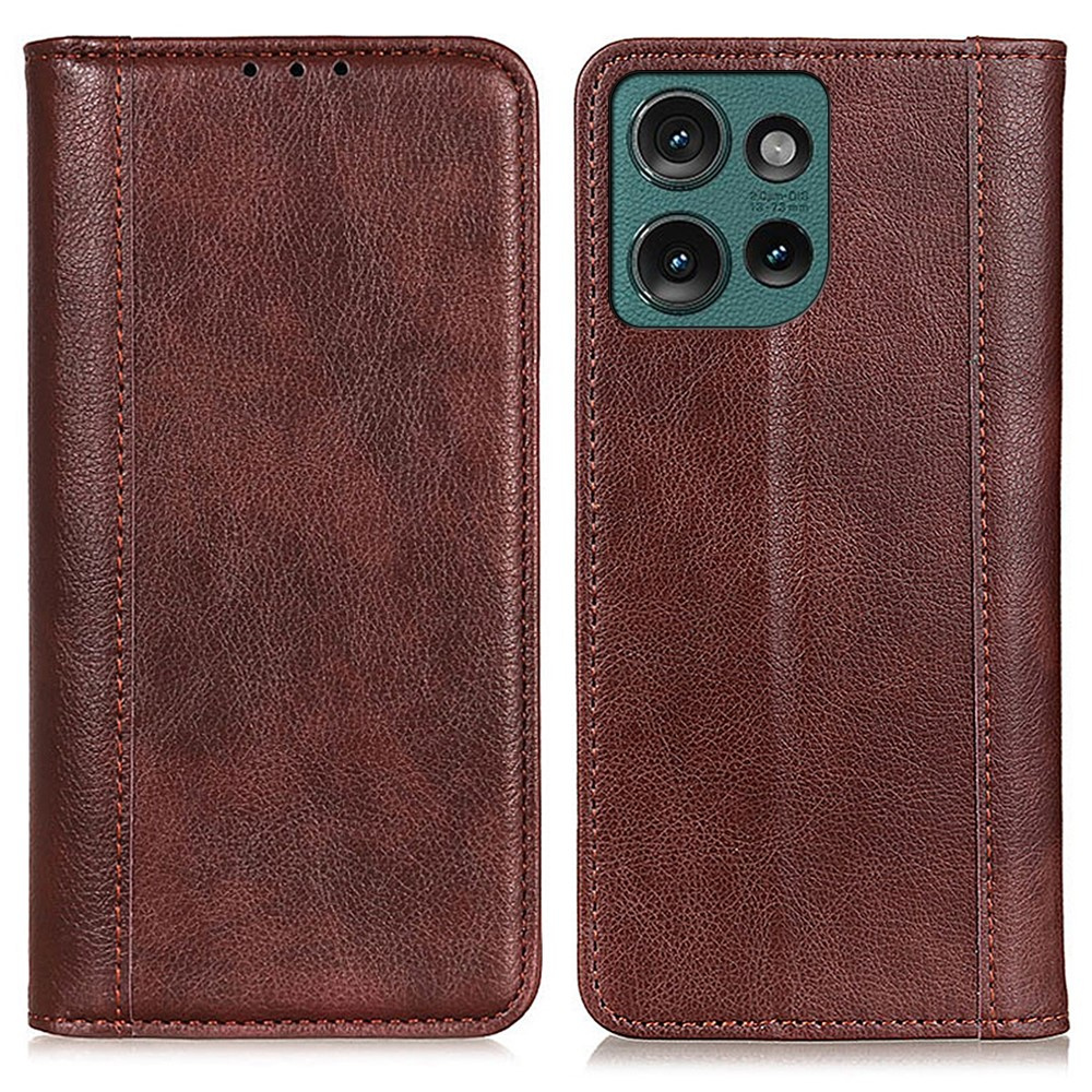 Schutzhülle Für Motorola Edge 50 Neo 5g / Thinkphone 25 5g Mit Standfunktion – Braun