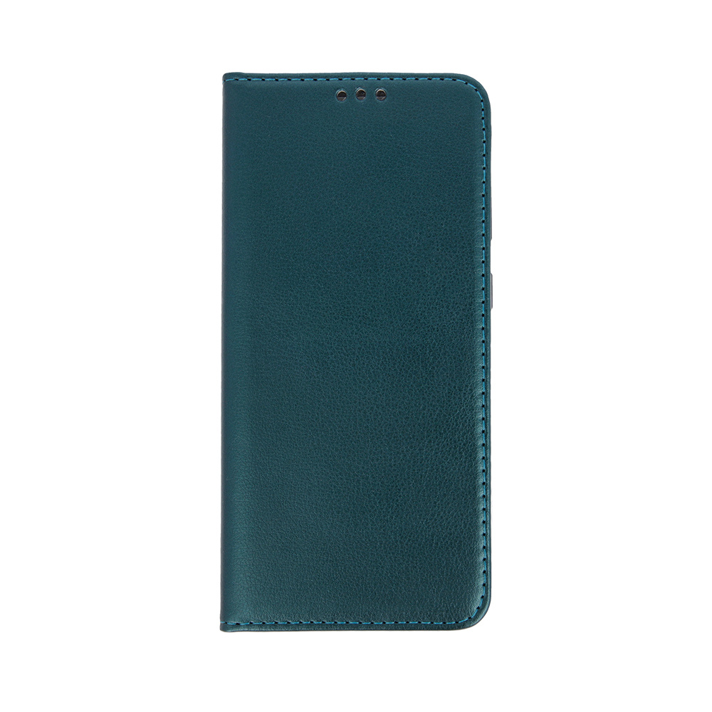 Flip-case Für Samsung Galaxy A54 5g, Smart Magnetic, Dunkelgrün + 9h-glas