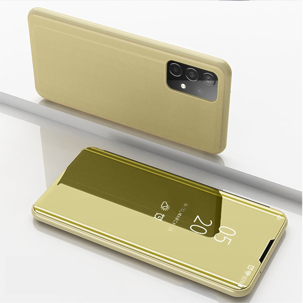 Samsung Galaxy A52 / A52s Clear View Hülle, Gold