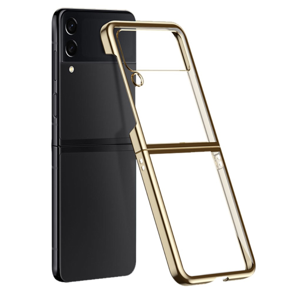 Galvanisierte Rahmenhülle Für Samsung Galaxy Z Flip 4 5g, Gold