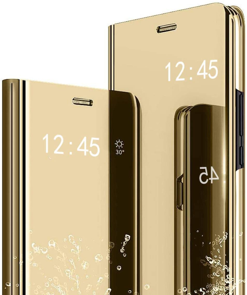 Samsung Galaxy A72 5g Clear View Hülle, Gold