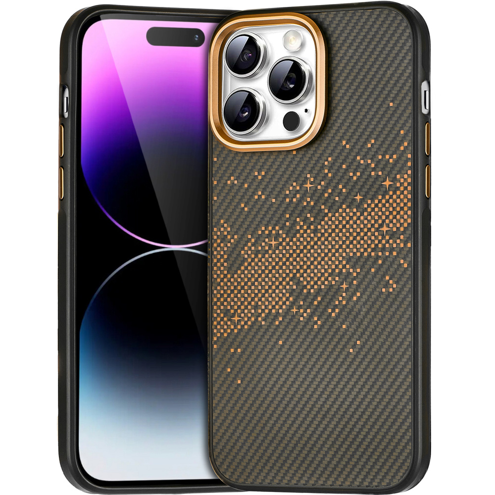 Iphone 14 Pro Max Hülle, Milchstraße, Gold