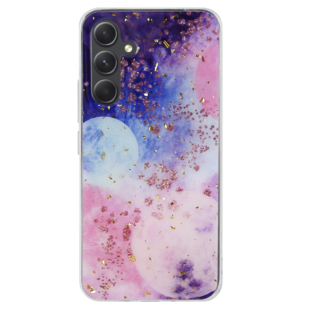 Goldene Glam-hülle Für Samsung Galaxy A54, Galaxy