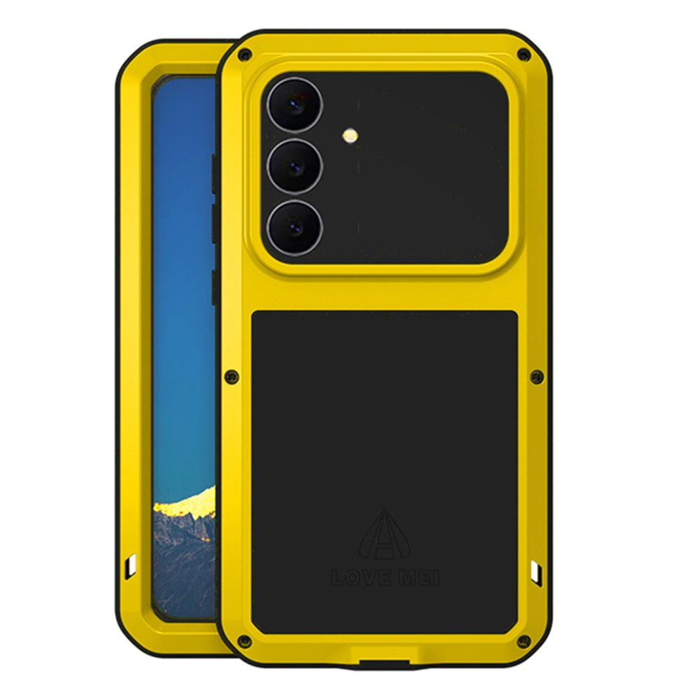 Mei Schutzhülle Für Samsung Galaxy S25 Fe, Mit Glas Geschützt, Gelb