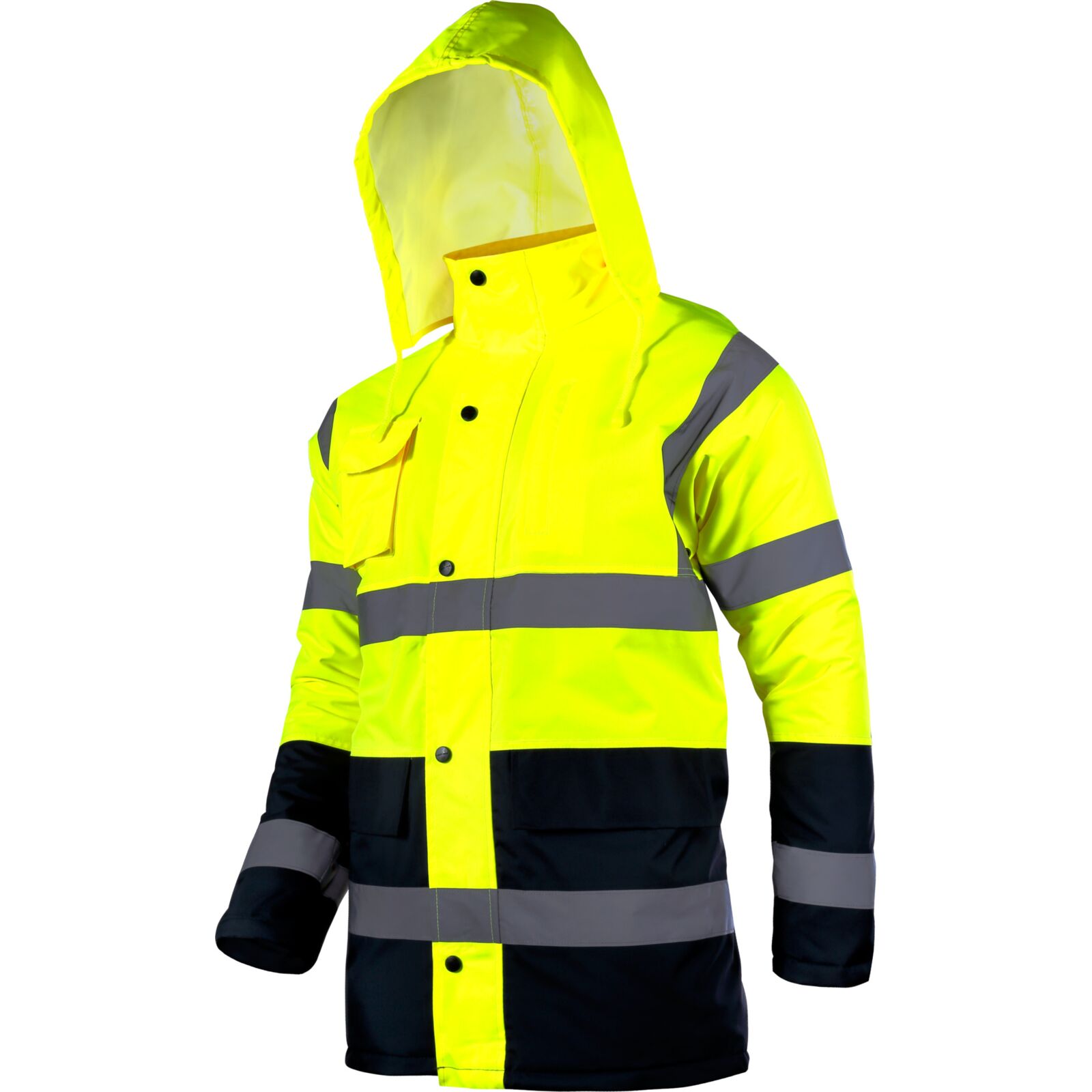 Warnschutz-isolierjacke, Gelb, Größe 3xl, Ce-zertifiziert, Lahti