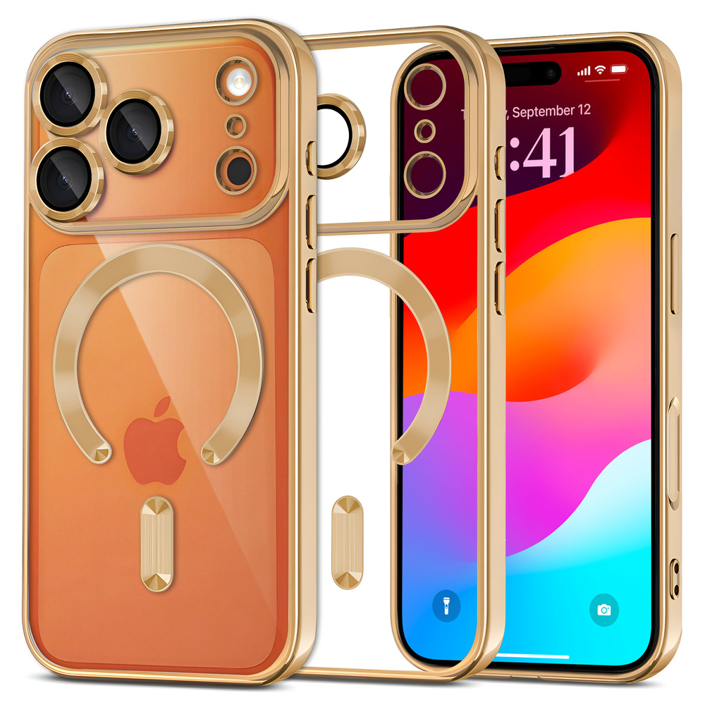 Iphone 17 Pro Electro Magsafe Hülle – Gold