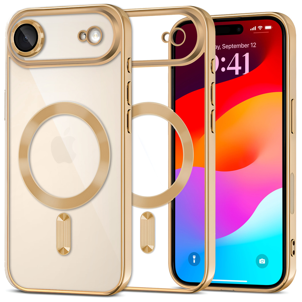 Iphone Air Electro Magsafe Hüllenset – Gold + Displayschutzfolie