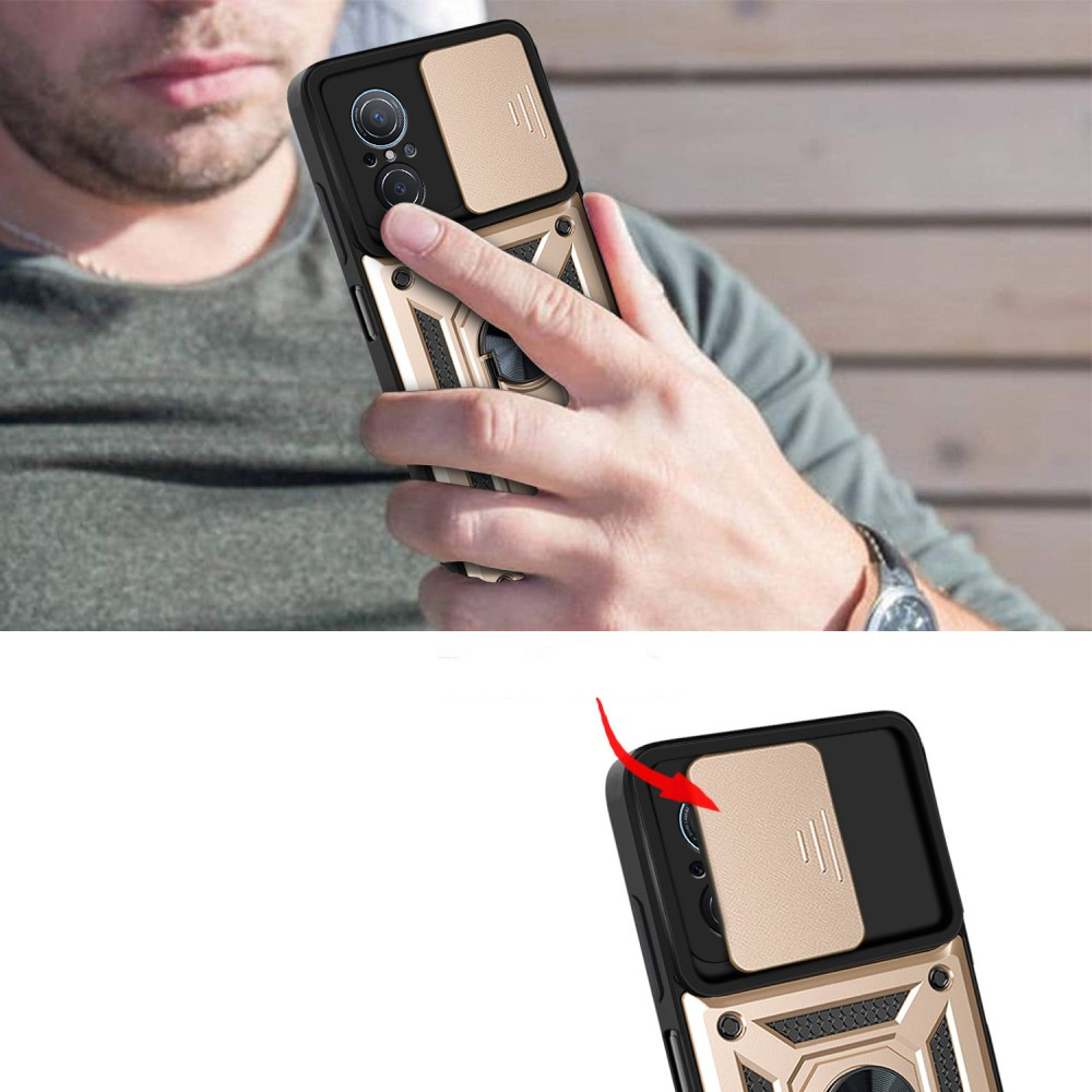 Gepanzerte Schutzhülle Für Huawei Nova 9 Se, Camshield Slide, Gold