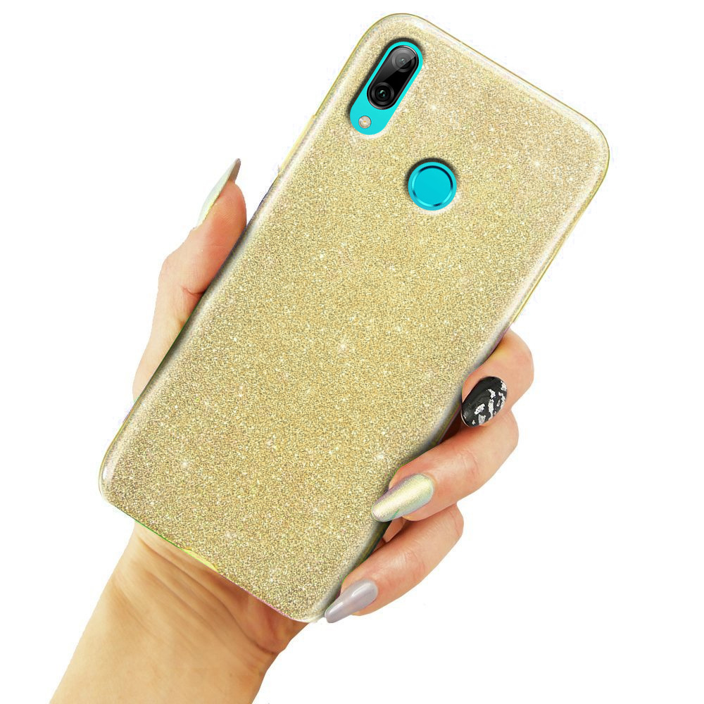 Glitzerhülle Für Huawei P Smart 2019, Gold