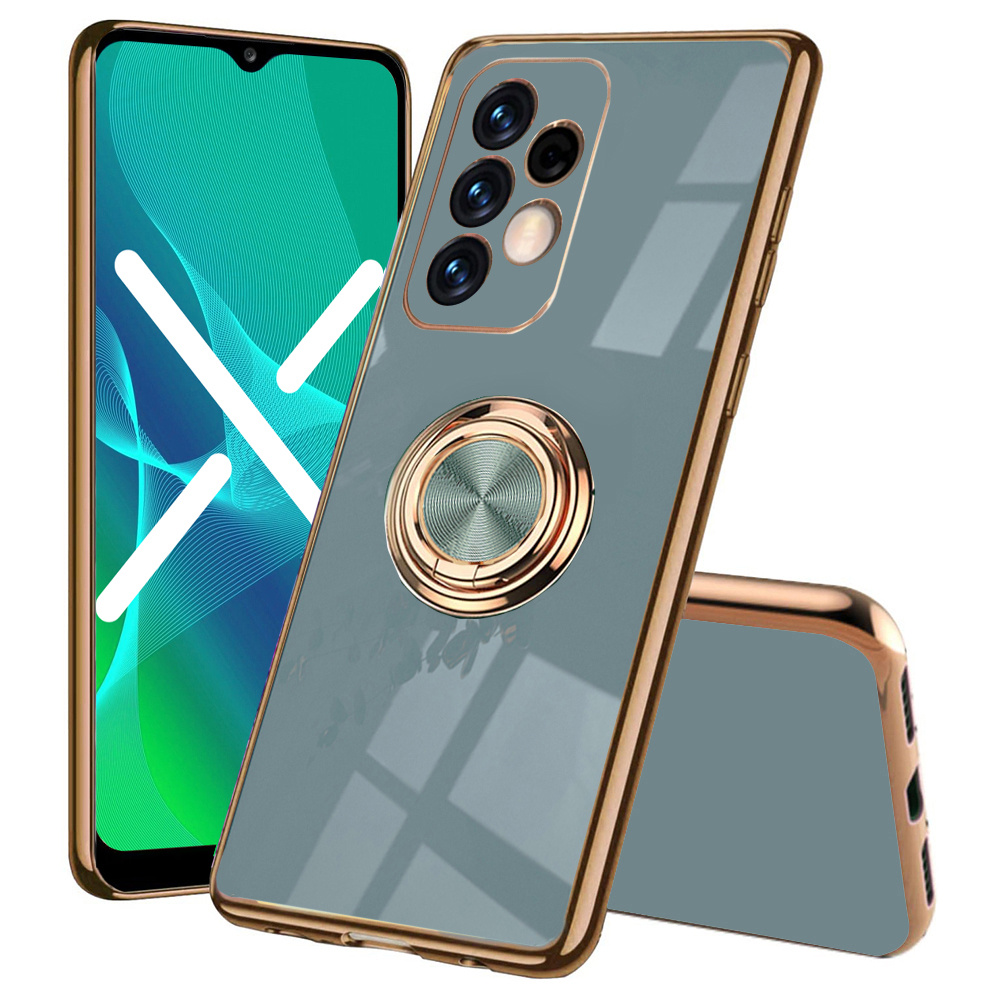 Schutzhülle Für Samsung Galaxy A13 4g, Electro Ring, Grau