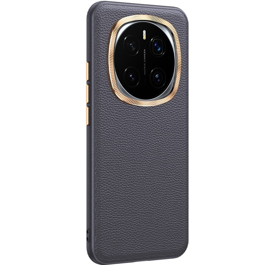 Lederhülle Für Honor Magic 7 Pro 5g, Leder-hybrid, Grau