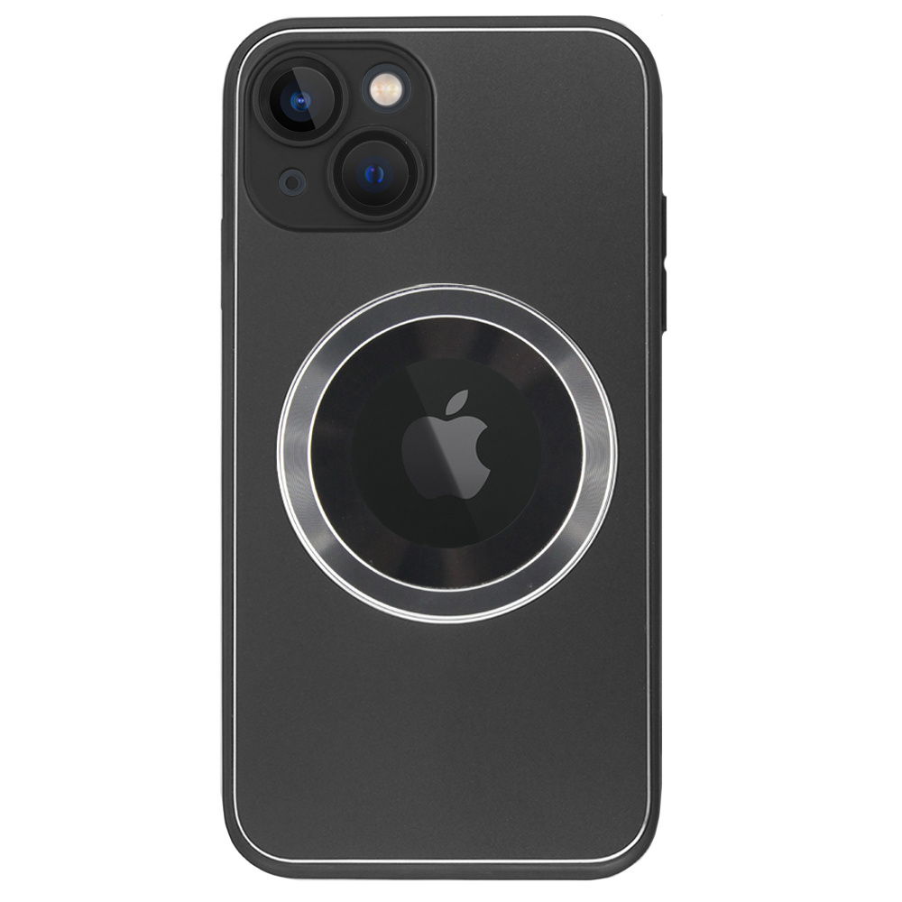 Magsafe-hülle Für Iphone 14, Aussparung Für Das Apple-logo, Grau
