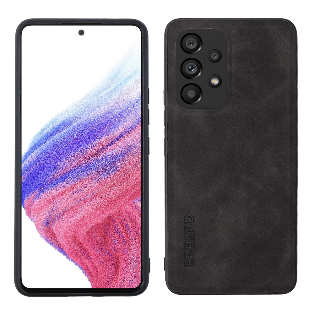 Samsung Galaxy A53 Hülle, Erbord Business, Mit Kfz-halterung, Grau