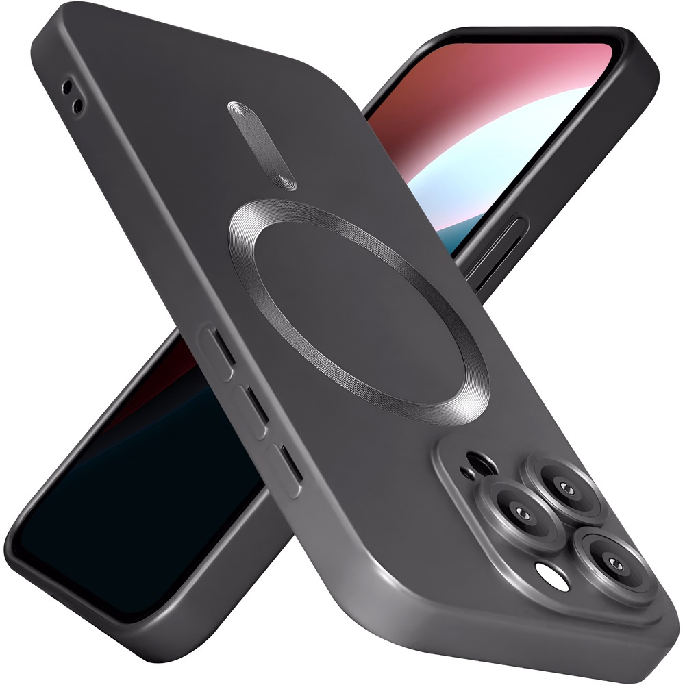 Iphone 16 Pro Max Hülle, Colormag, Für Magsafe, Grau