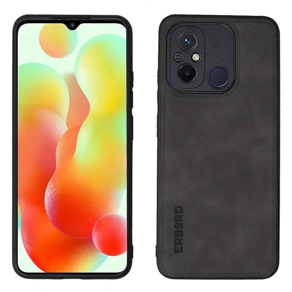 Schutzhülle Für Xiaomi Redmi 12c, Modell Business, Mit Kfz-halterung, Grau