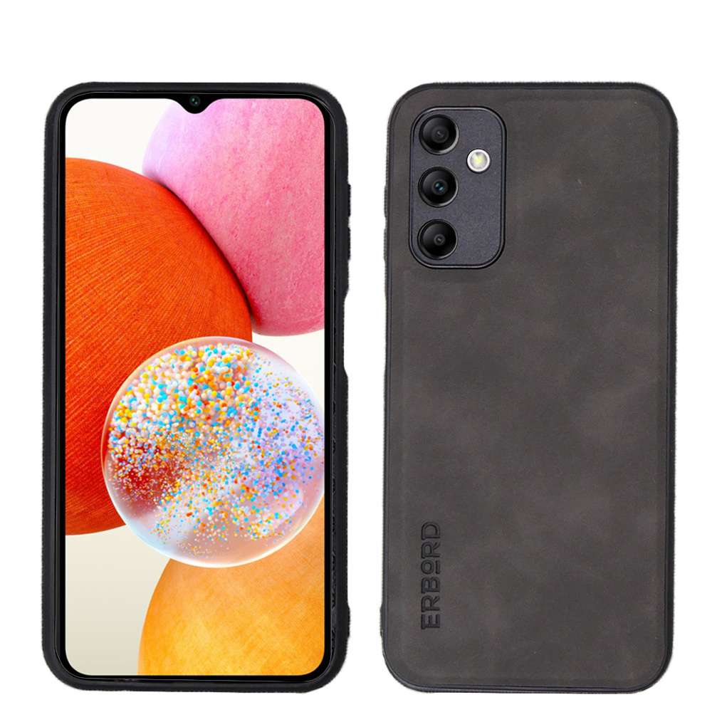 Schutzhülle Für Samsung Galaxy A14 5g, Erbord Business, Mit Halterung Für Kfz-halterungen, Grau