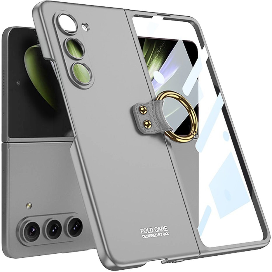 Schutzhülle Für Samsung Galaxy Z Fold 5 5g, Gkk Slim Case, Grau