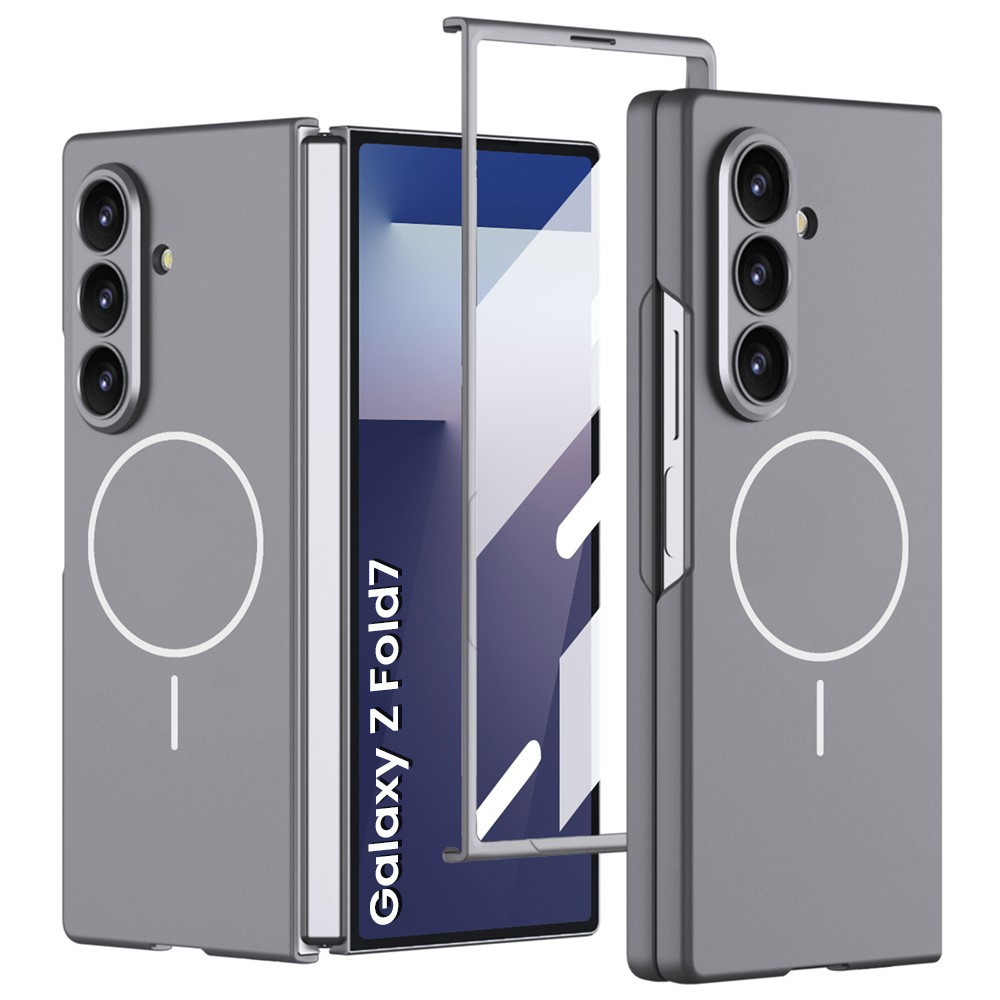 Samsung Galaxy Z Fold7 5g Hülle, Gkk Slim Camshield, Für Magsafe, Grau