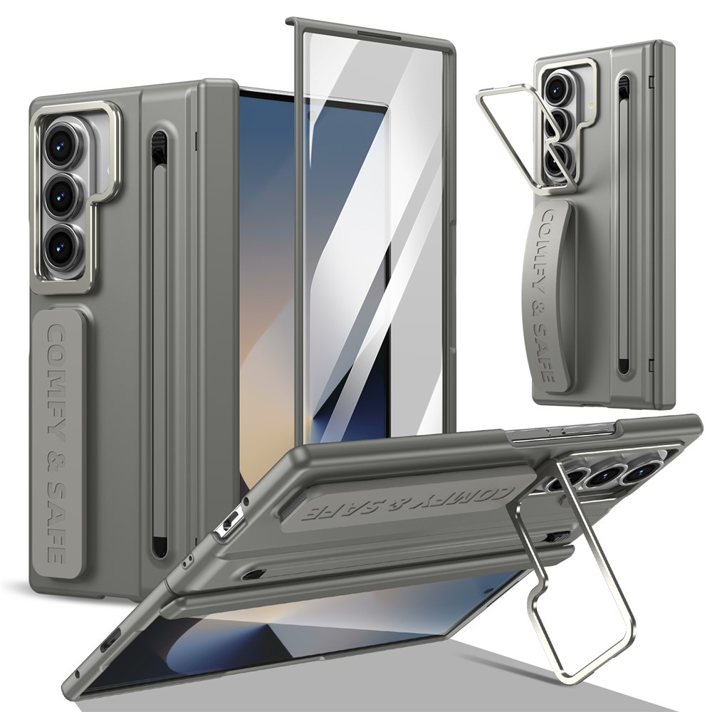 Samsung Galaxy Z Fold 8 Ultra Hülle Mit Glas Und Stift, Grau