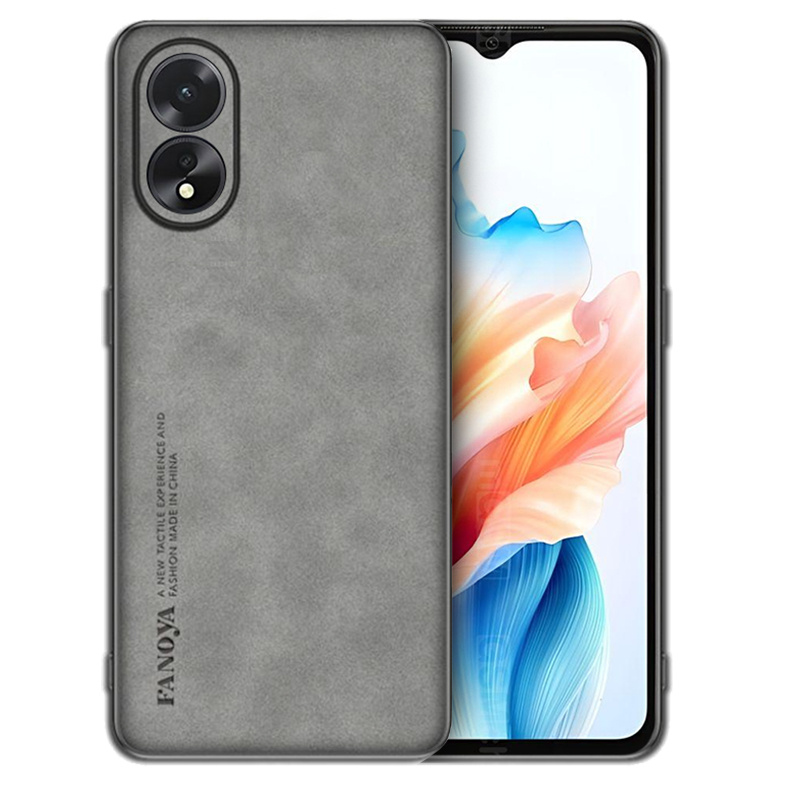 Hülle Für Oppo A38 / A18, Erbord Business, Mit Halterung Für Kfz-halterungen, Grau