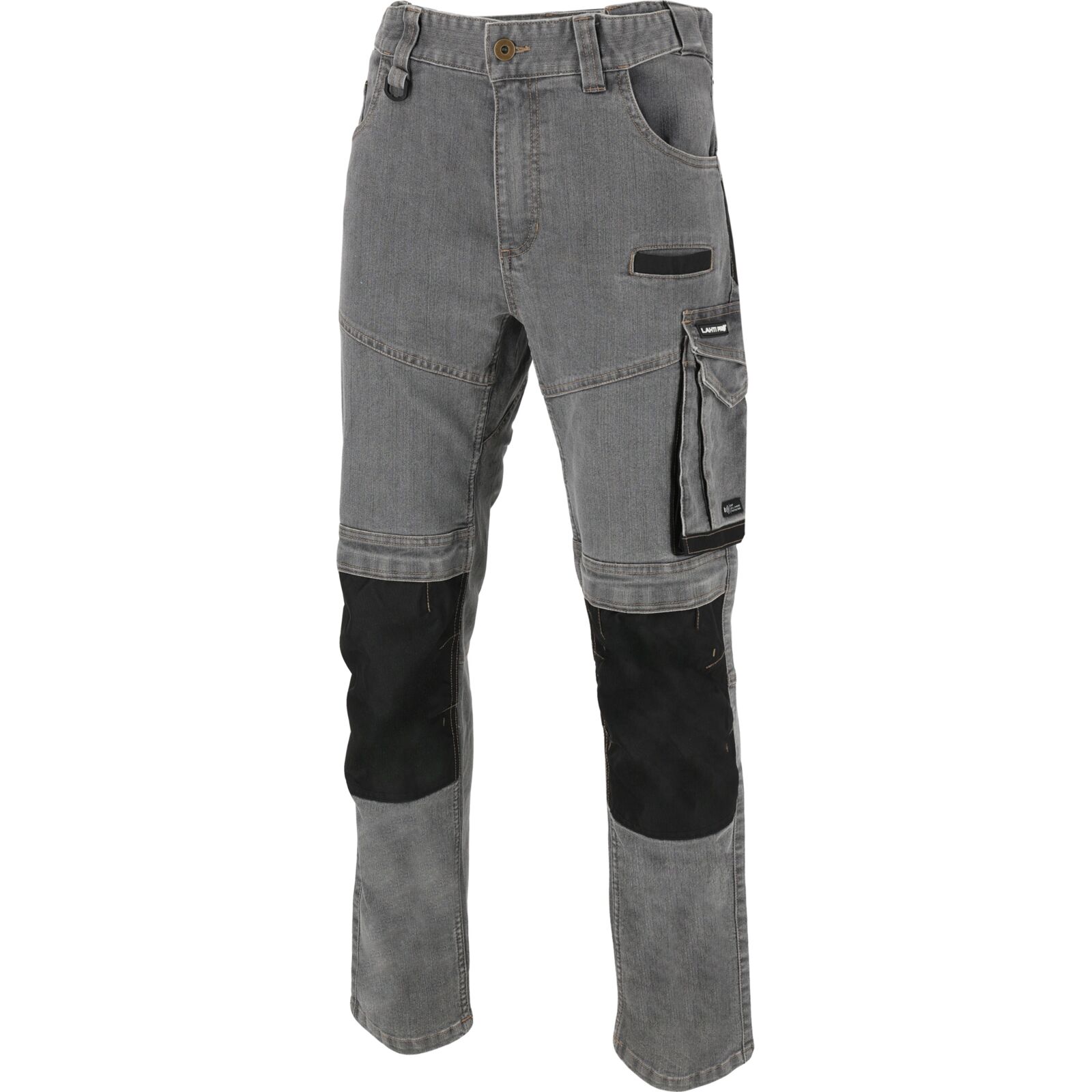 Graue Stretch-jeans Mit Verstärkten Nähten, "s", Ce, Lahti