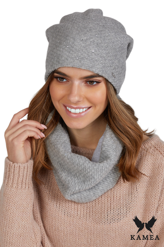 Musca Damen-winterset, Grau