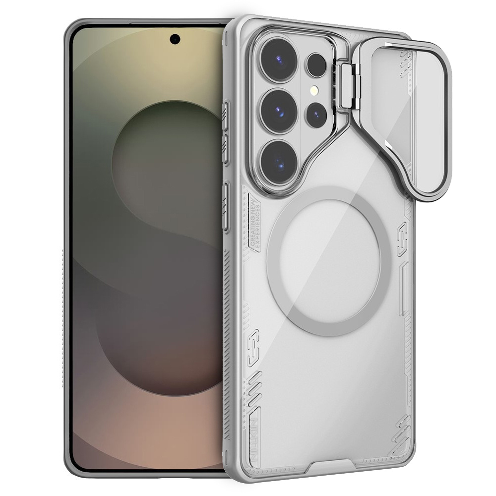 Schutzhülle Für Samsung Galaxy S26 Ultra, Nillkin Armor, Iceblade Camprop, Magsafe, Grau