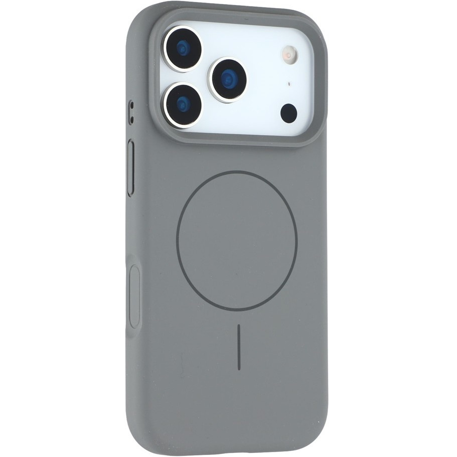 Silikonhülle Für Iphone 17 Pro – Magsafe-kompatibel, Stoßfest, Grau