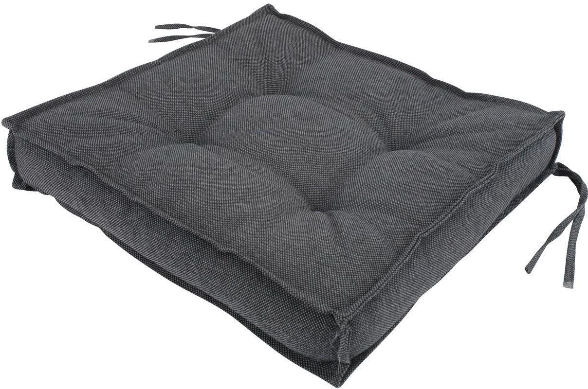 Sitzkissen 45x45x9 Cm Grau