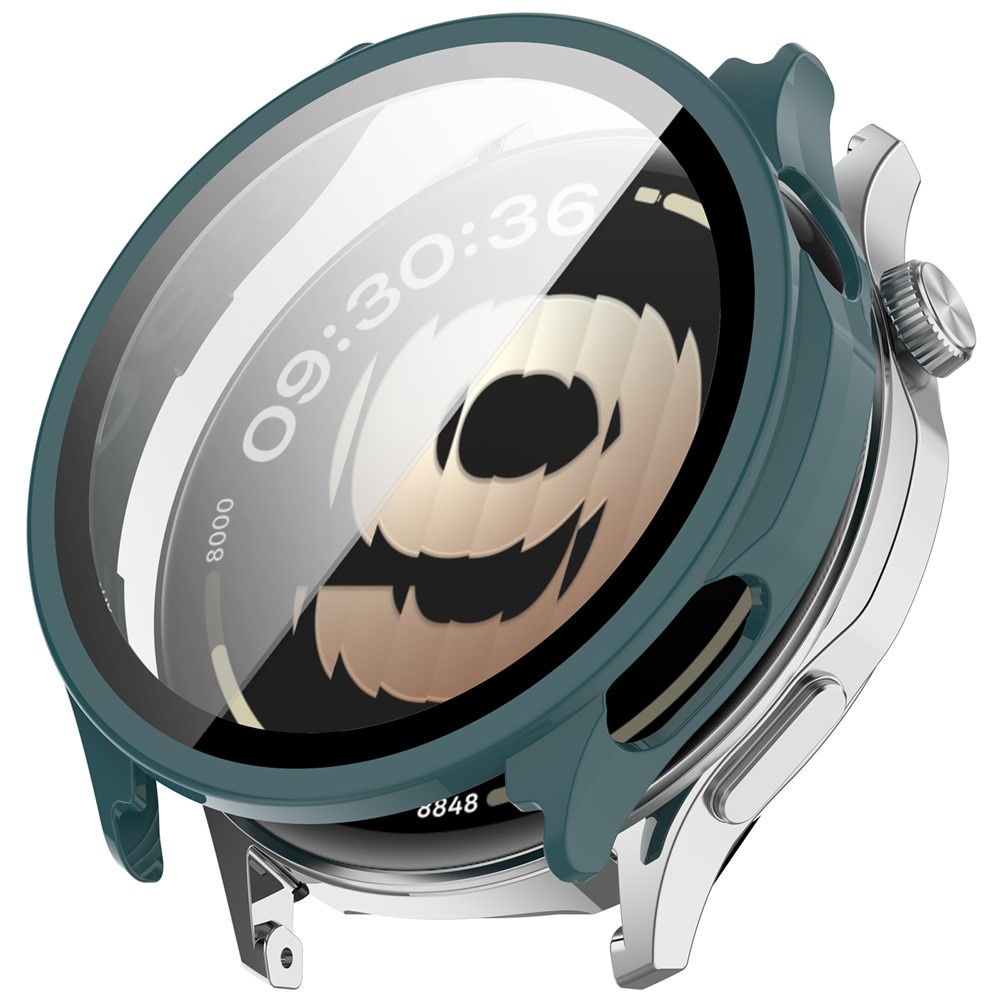 2-in-1-hülle + Schutzglas Für Oppo Watch S, Grün