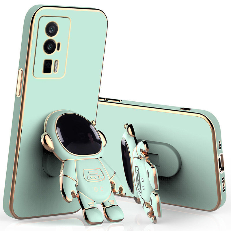 Electro Case Set Für Xiaomi Poco F5 Pro, Astronaut, Grün + Glas