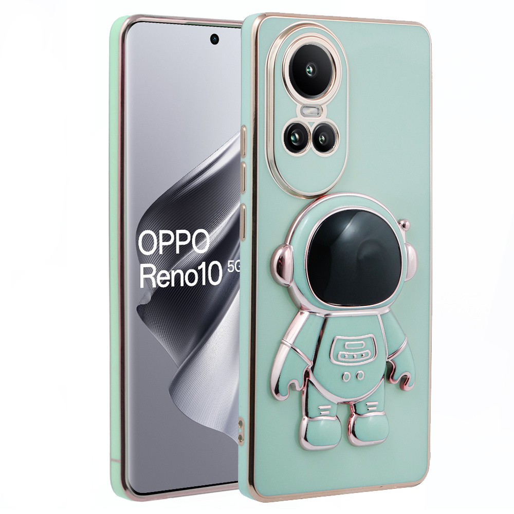 Schutzhülle Für Oppo Reno 10 / 10 Pro, Astronaut, Grün
