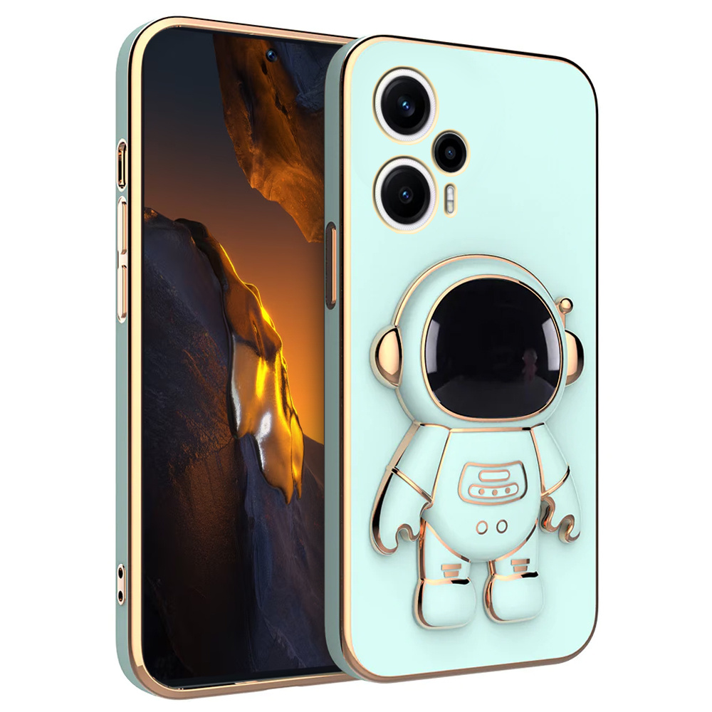 Hülle Für Xiaomi Poco F5, Astronaut, Grün