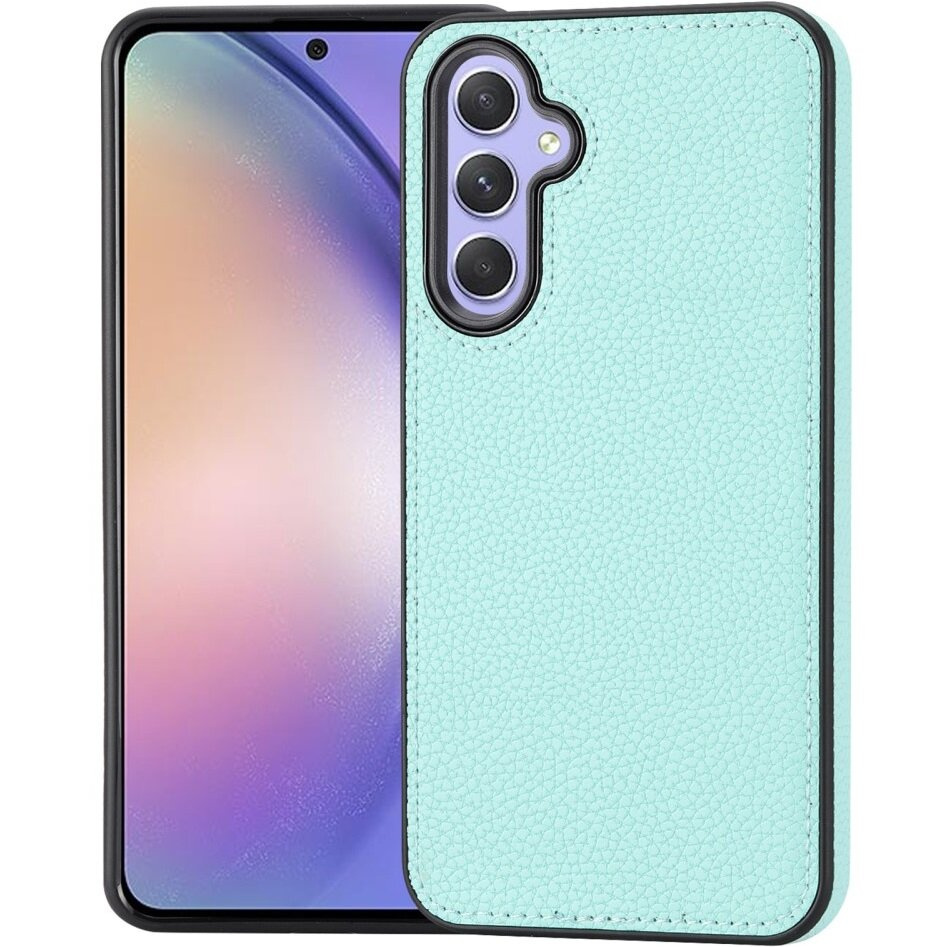 Litschi-lederhülle Für Samsung Galaxy A54, Grün