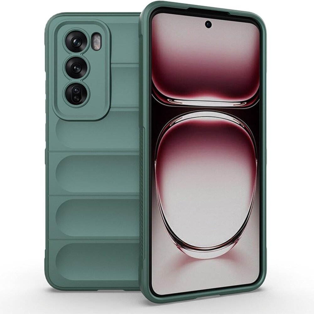 Oppo Reno 12 Gaming-schutzhülle, Stoßfest, Grün